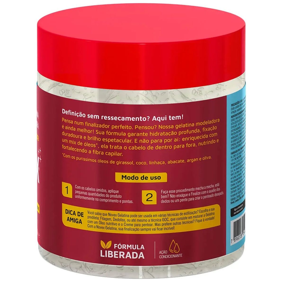 NOVEX - GEL DEFINIDORA MEUS CACHOS DE CINEMA 500G NOVEX