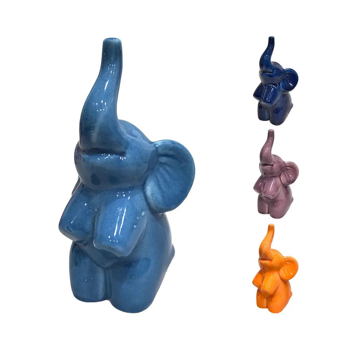 TOPSOC - Adorno Elefantito Happy 7x4x2cm