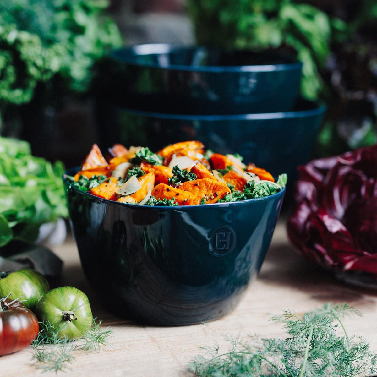 EMILE HENRY - Ensaladera L Azul