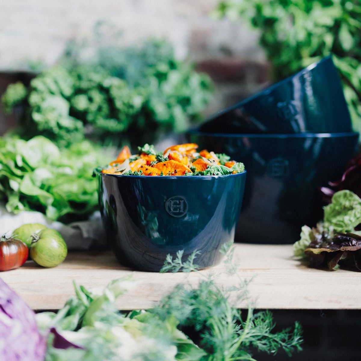 EMILE HENRY - Ensaladera S Verde Oscuro