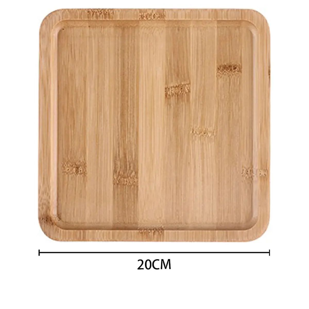 TOPSOC - Tabla Madera Cuadrada 20cm