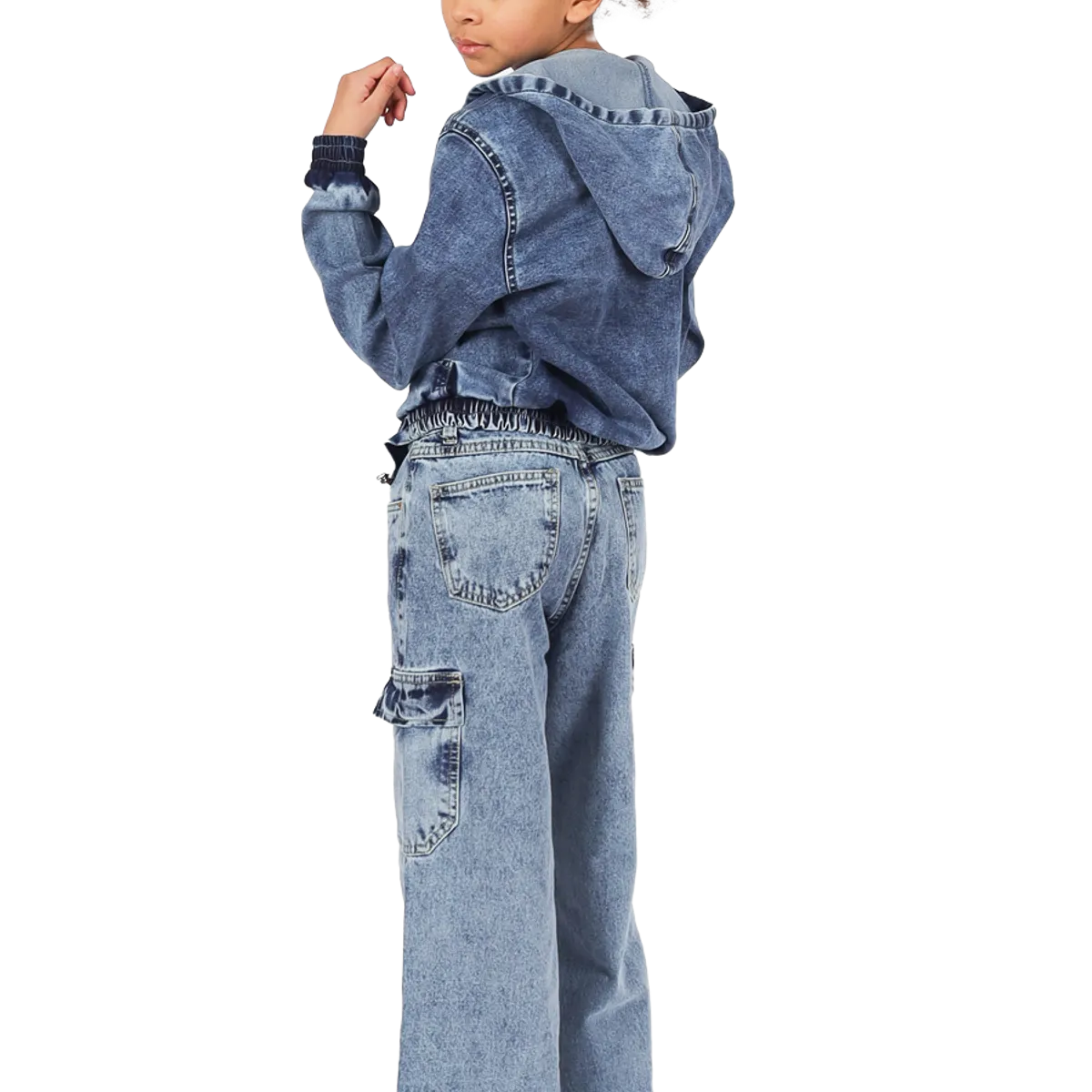 DIVINO JEANS - Jeans Fatima II Celeste Divino Teen