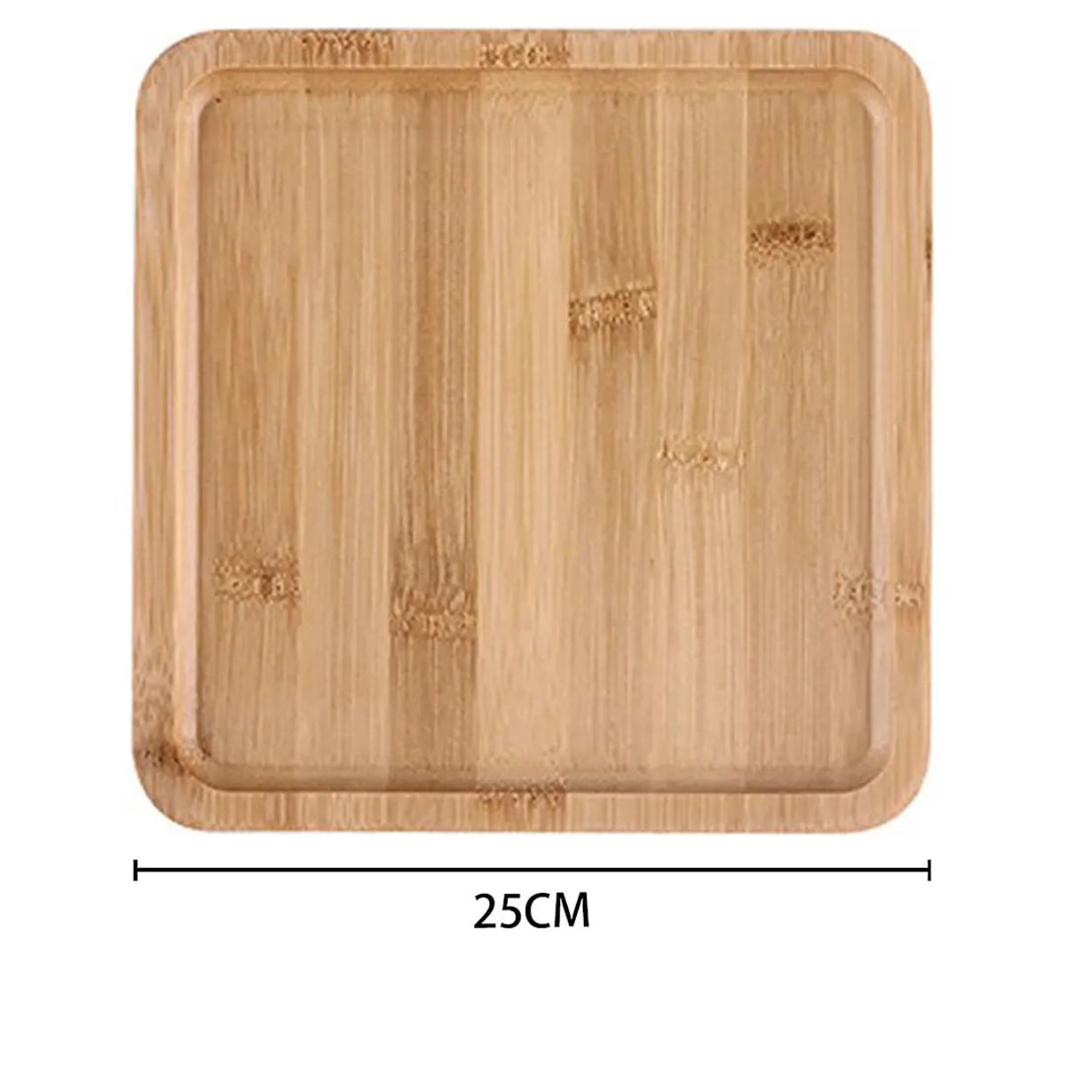 TOPSOC - Tabla Madera Cuadrada 25cm