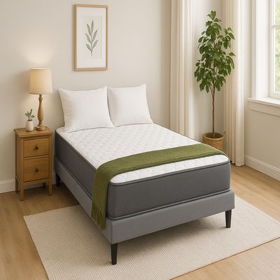 Imagen 2 del producto Colchon Marrova 2.0 Plazas Resortes Bonell 22 cm Altura Alta Densidad