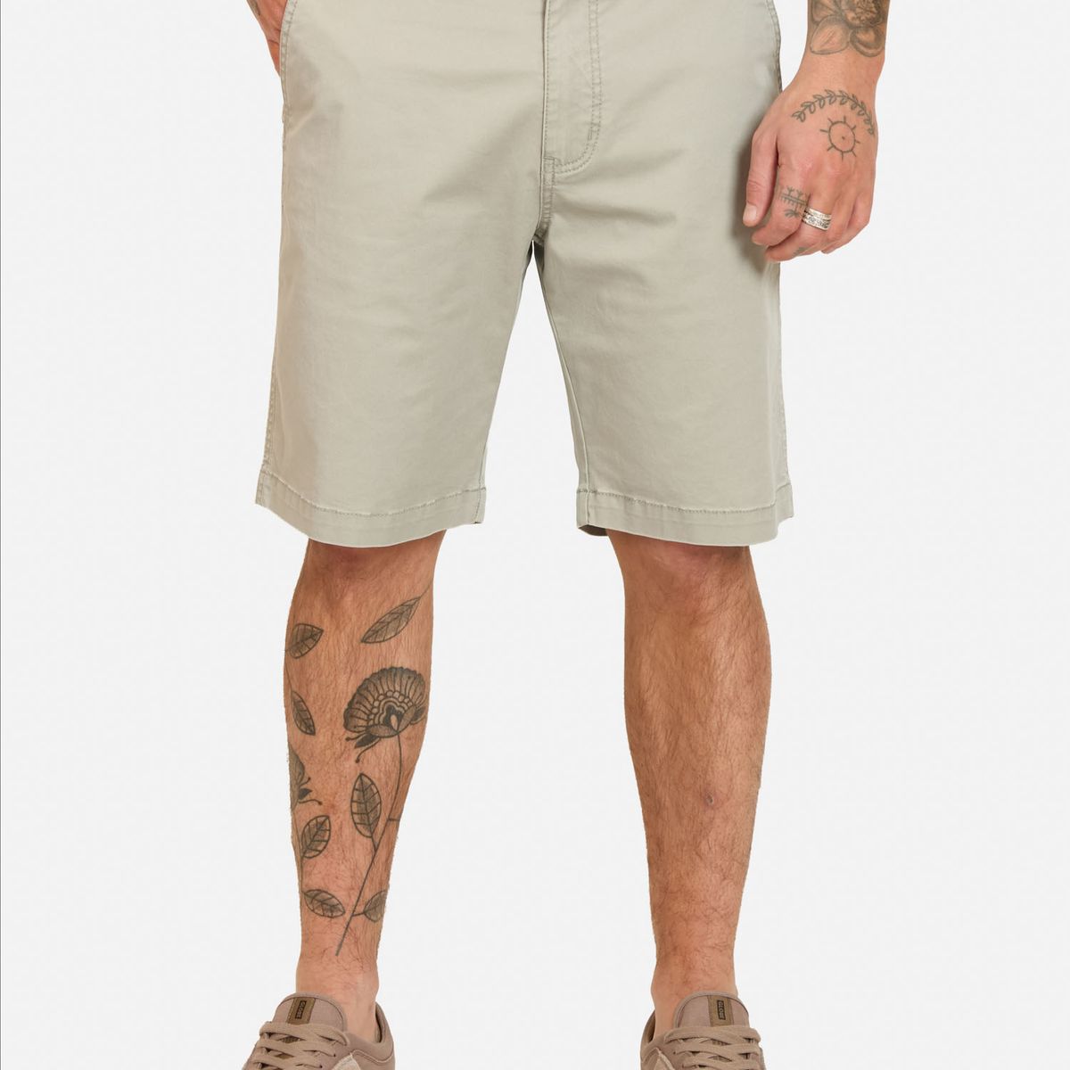RUSTY - Bermuda Framez Beige Hombre Rusty