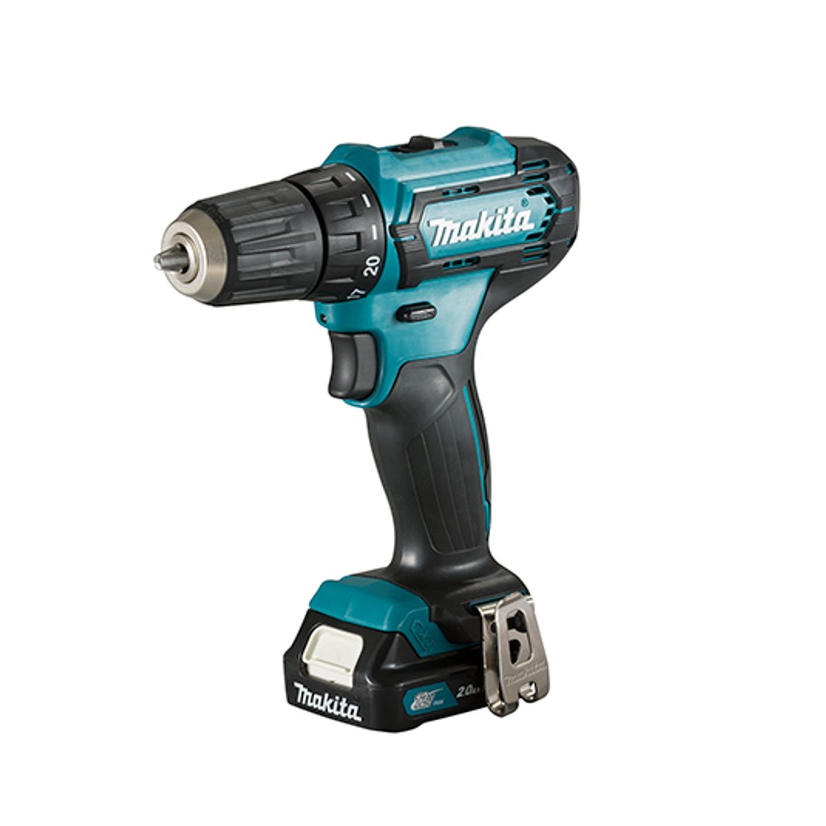 MAKITA - Taladro Atornillador 12V Max + 2 BAT. 12v 2,0 Ah Makita DF333DWYE
