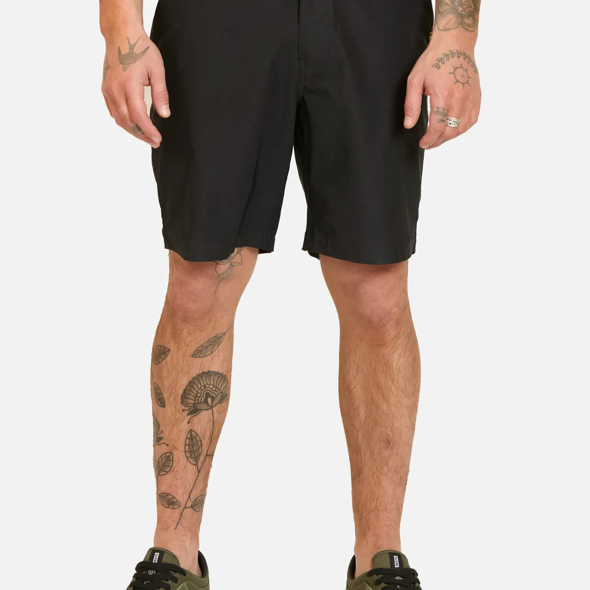 RUSTY - Bermuda Infame Negro Hombre Rusty