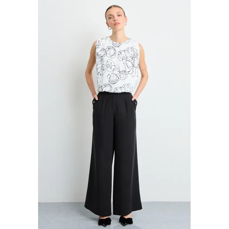 IO - Pantalon Mujer Negro Io