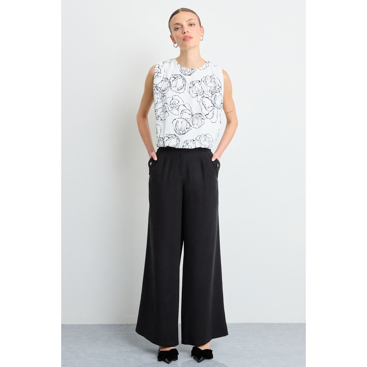 IO - Pantalon Mujer Negro Io