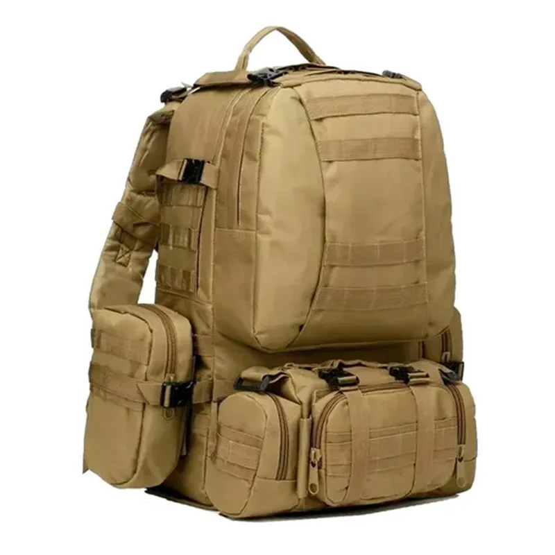 ESHOPANGIE - Mochila  Desmontable 50 Litros 3 Piezas