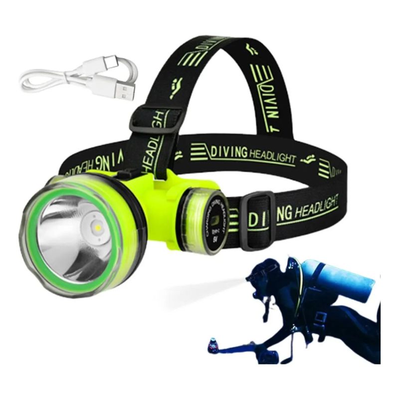 GENERICO - Lámpara de Cabeza LED SQ Impermeable