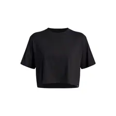 UNDER ARMOUR - Polera Manga Corta Lifestyle para mujer Rival negro