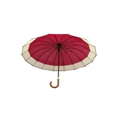 GENERICO - Paragua Automatico Impermeable 130cm 16 Varillas Bordo