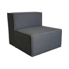 DISEÑOS VALESTRINI - POLTRONA MADRID LINO GRIS OSCURO