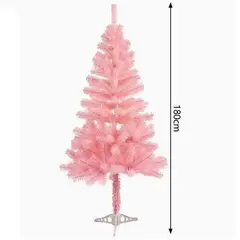 GENERICO - Árbol De Navidad 1.80 CM Color Rosado Decoración Navideña Año Nuevo