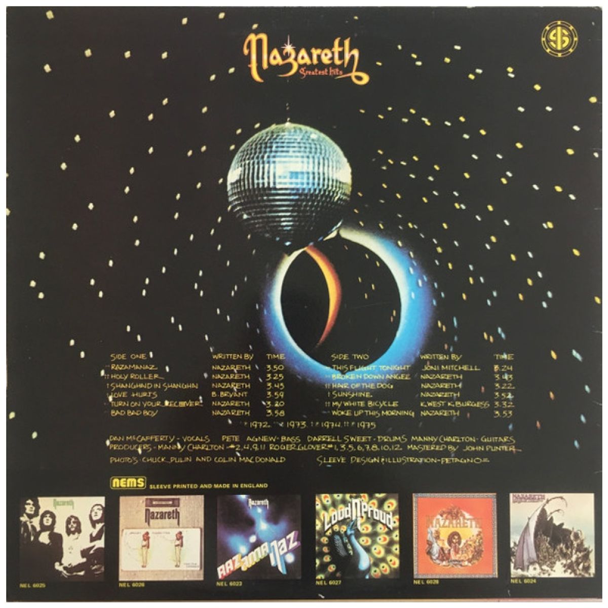 HITWAY MUSIC - NAZARETH - GREATEST HITS VDE-NUEVOSELLADO - VINILO