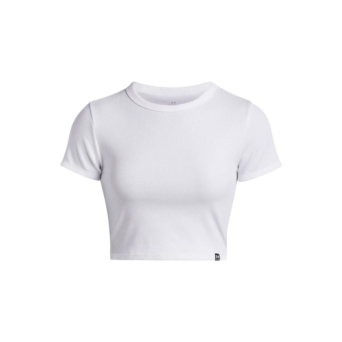 UNDER ARMOUR - Polera Manga Corta Lifestyle mujer Rival Rib Baby blanco UNDER ARMOUR