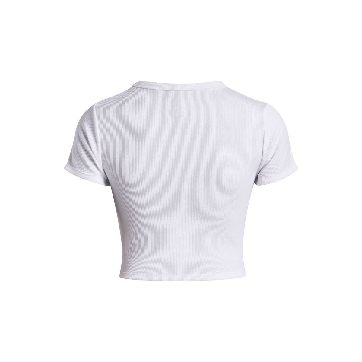 UNDER ARMOUR - Polera Manga Corta Lifestyle mujer Rival Rib Baby blanco UNDER ARMOUR