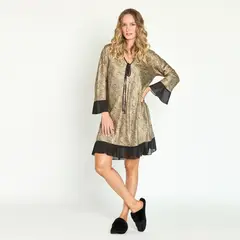 BARBIZON - Camisa de Dormir Sesgo Animal Print