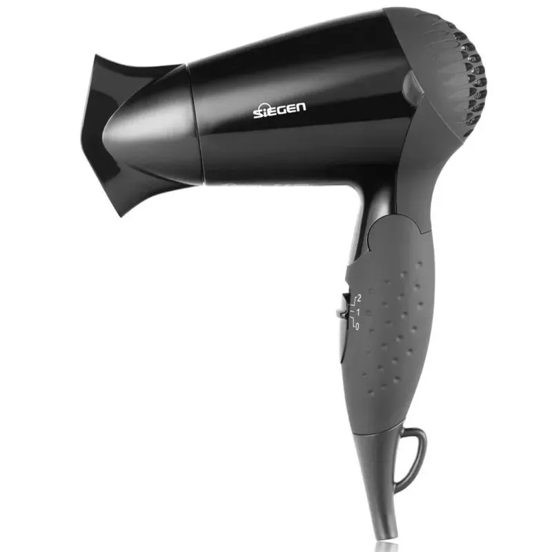 SIEGEN - Secador de Pelo Siegen Lets go Travel Negro SG3005 1200Watts