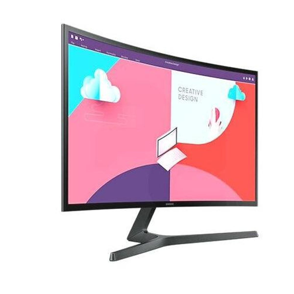 SAMSUNG - Monitor Essential 24  FHD  75H 4ms Curvo S24C366EAL Reacondicionado
