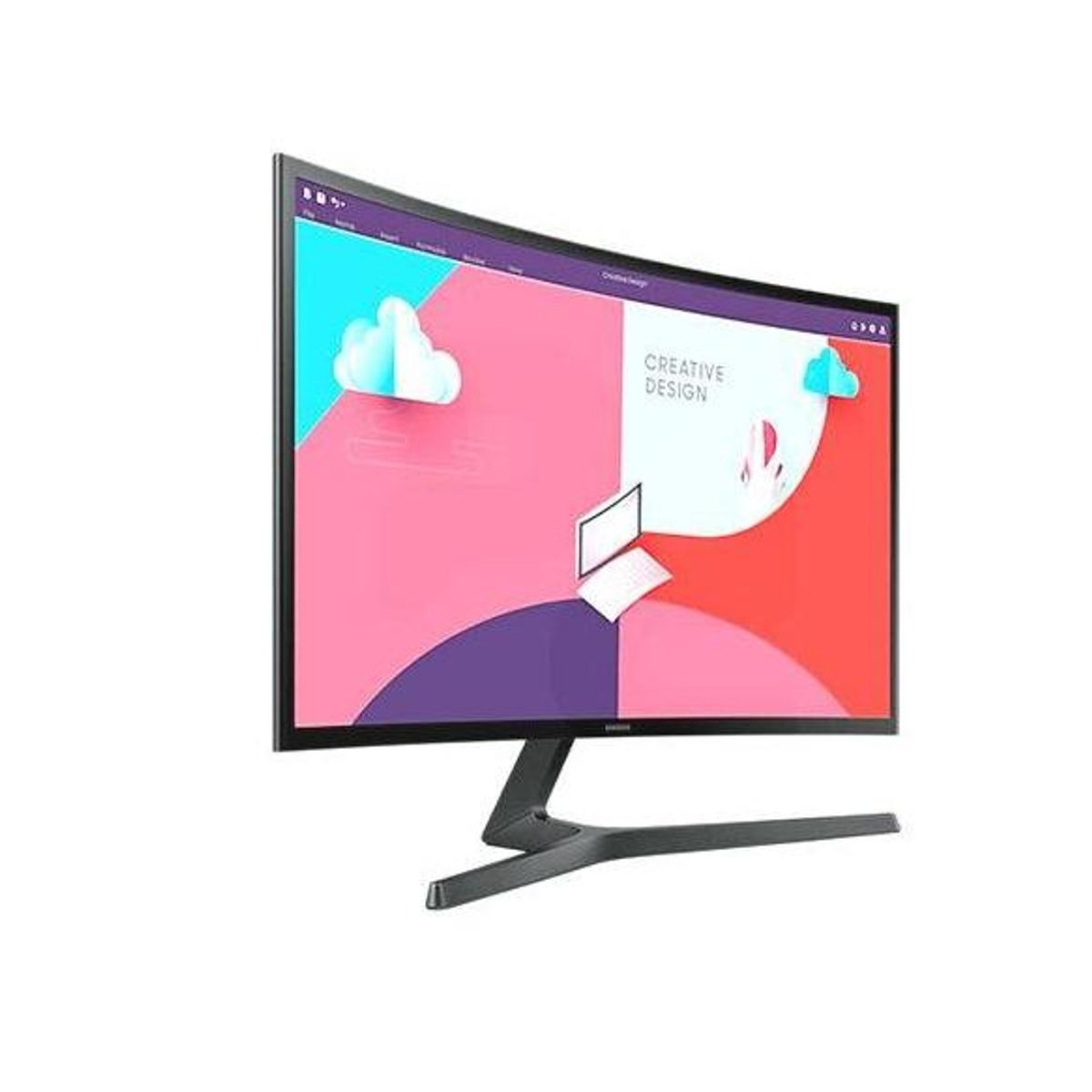 SAMSUNG - Monitor Essential 24  FHD  75H 4ms Curvo S24C366EAL Reacondicionado