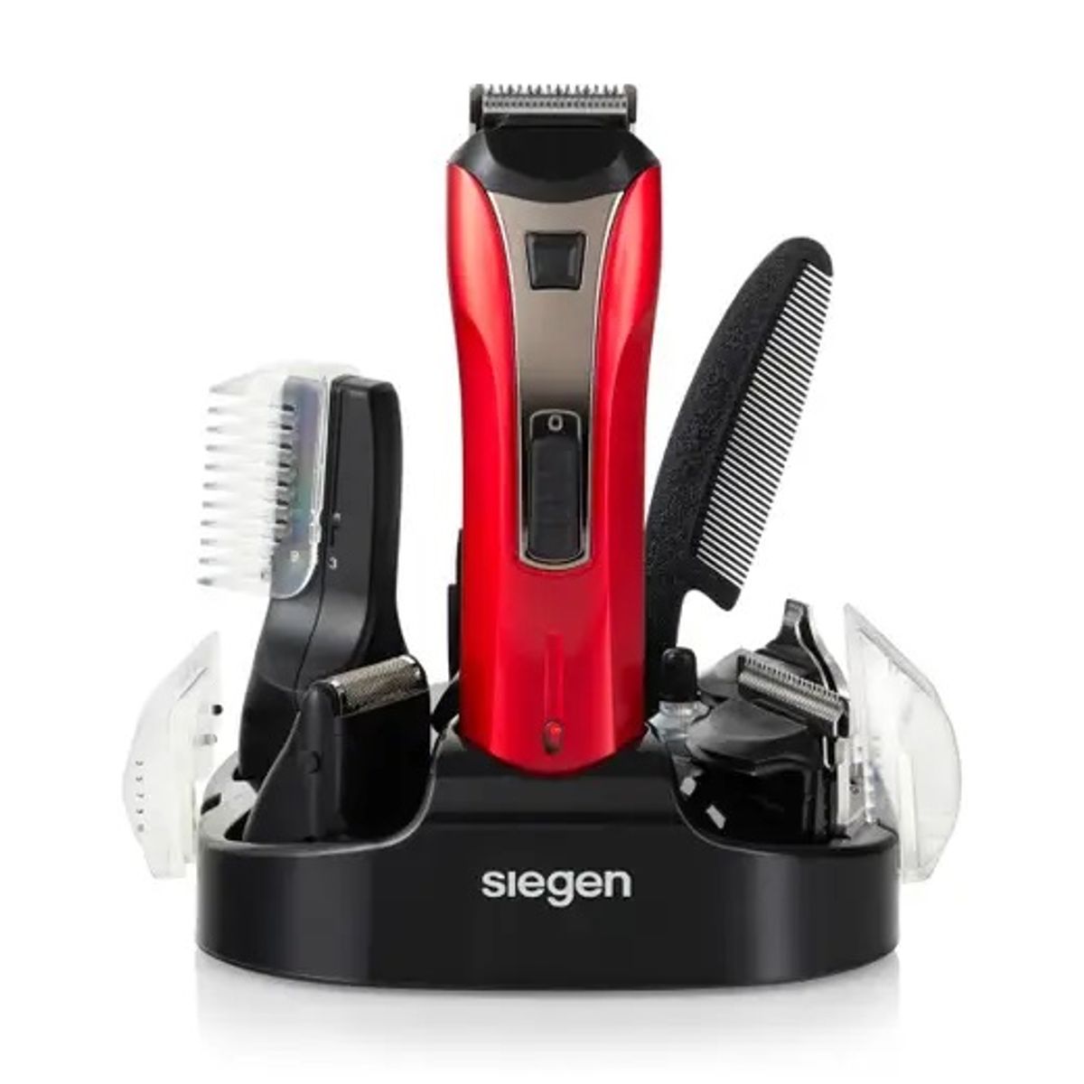 SIEGEN - Kit Cortadora De Pelo Y Barba Siegen Recargable + Accesorios SG8520
