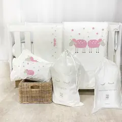 TUYO PRINT - Set Cuna - Ovejita Rosada