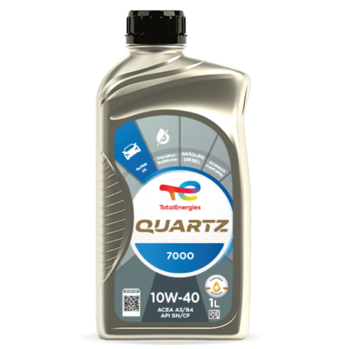 TOTAL - Aceite Motor 10w40 Total Quartz 7000 1 Lt.