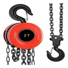 GENERICO - TECLE MANUAL 2 TON ROJO NEVA
