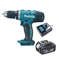 MAKITA - Taladro Atornillador 18v Inalámbrico 42 Nm DDF453 (5 Ah).