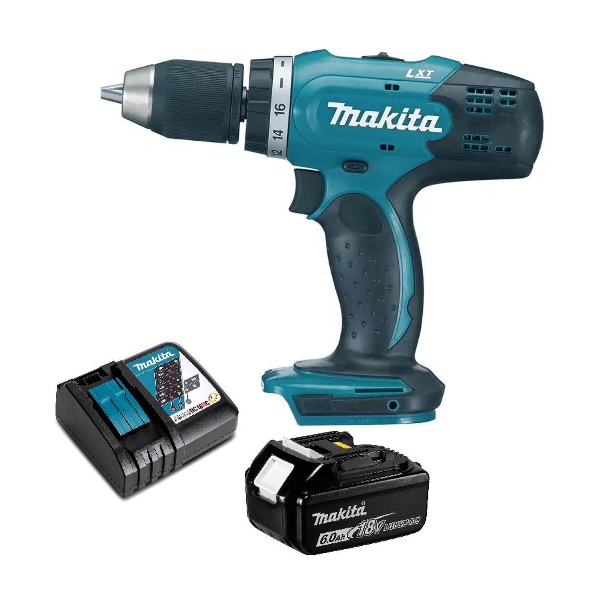 Taladro Atornillador 18v Inalámbrico 42 Nm Makita DDF453 (6 Ah), marca MAKITA - Foto Principal