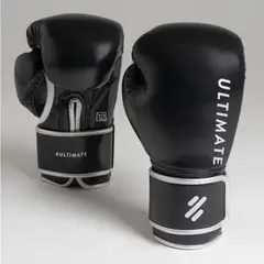 ULTIMATE FITNESS - GUANTE BOXEO SIVER DETAIL 12 OZ
