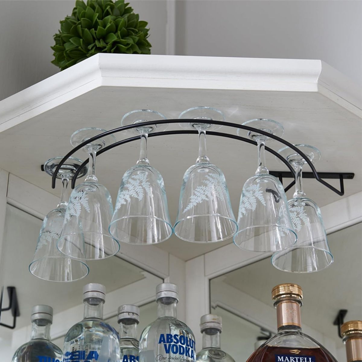 MSA MUEBLES SANTA ANA - Vitrina Esquinero White DC08