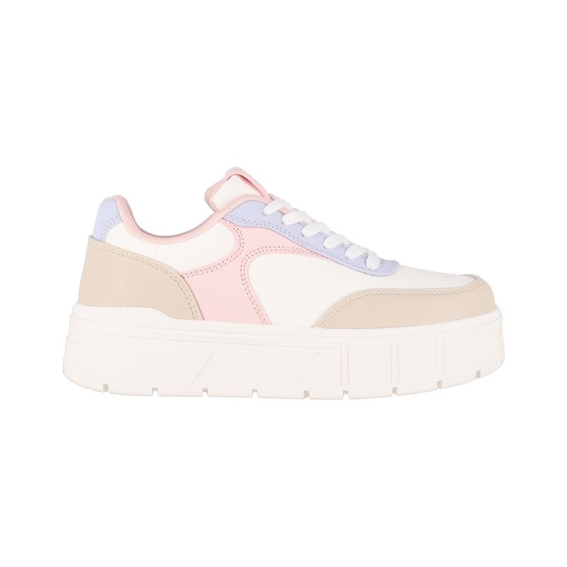 BAMERS - Zapatillas Plataforma Mujer  Bamers Cannes Blanco
