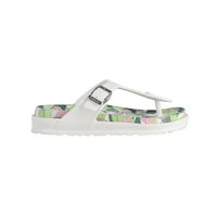 Sandalias Mujer New Capri Vegan Blanco Print