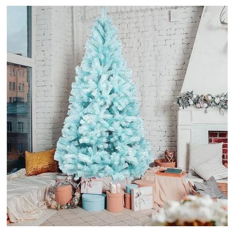 GENERICO - Árbol De Navidad Celeste Altura De 180CM Artificial