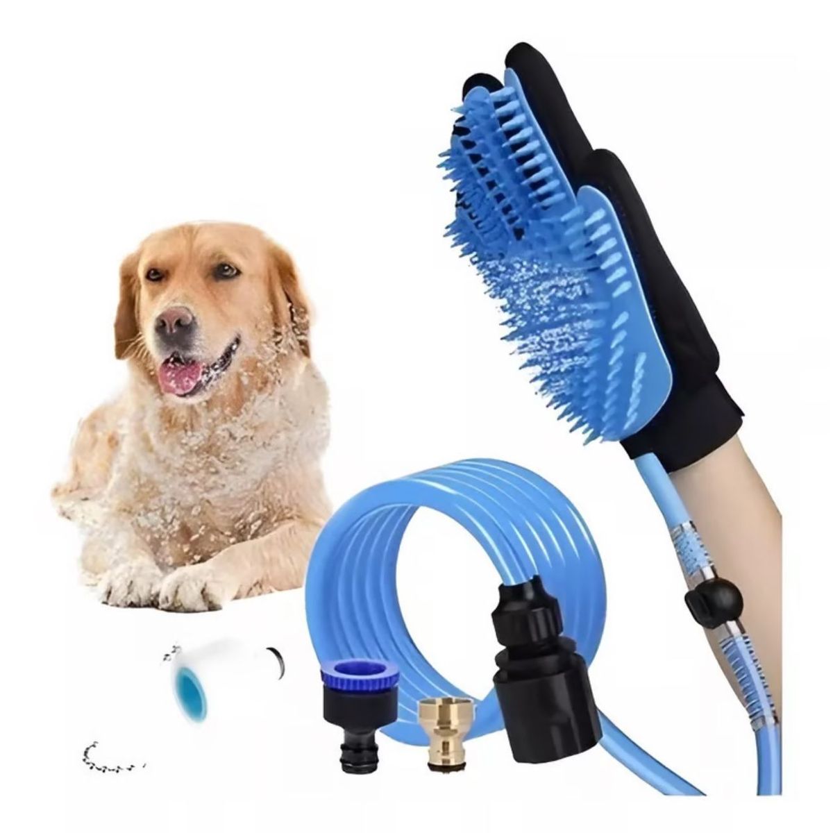 GENERICO - GUANTE BAÑO DUCHA MASCOTAS HK-54