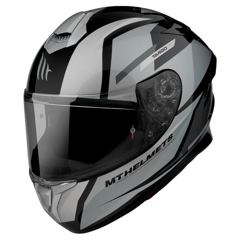 Casco MT FF106 Targo Pro Sound A2 Gris Brillo | Sodimac Chile