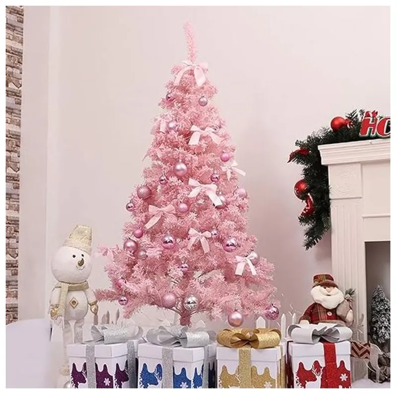 GENERICO - Árbol de Navidad Artificial Altura 180cm Color Rosa