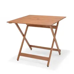 MIDTOWN - Mesa de Terraza Madera Plegable Manda