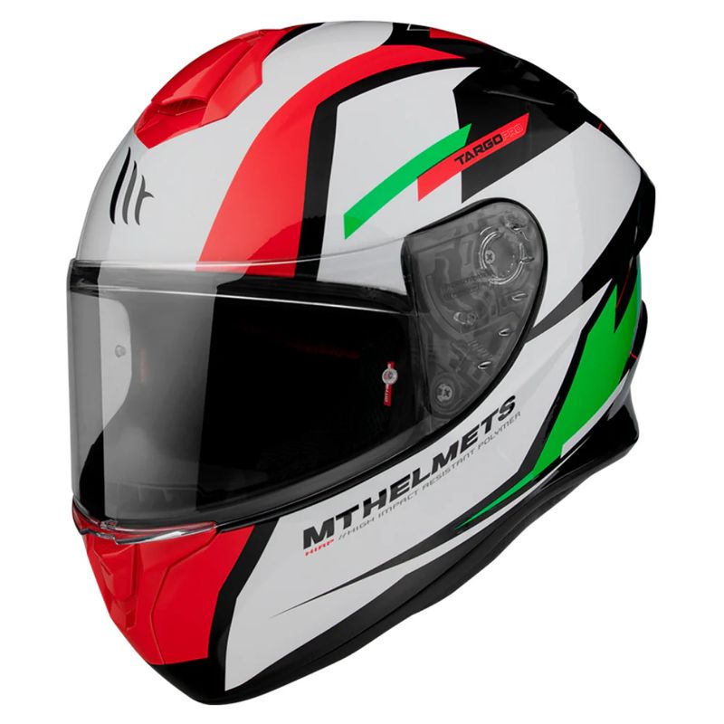 MT - Casco Para Moto MT Targo Pro Sound Verde Perla Brillo