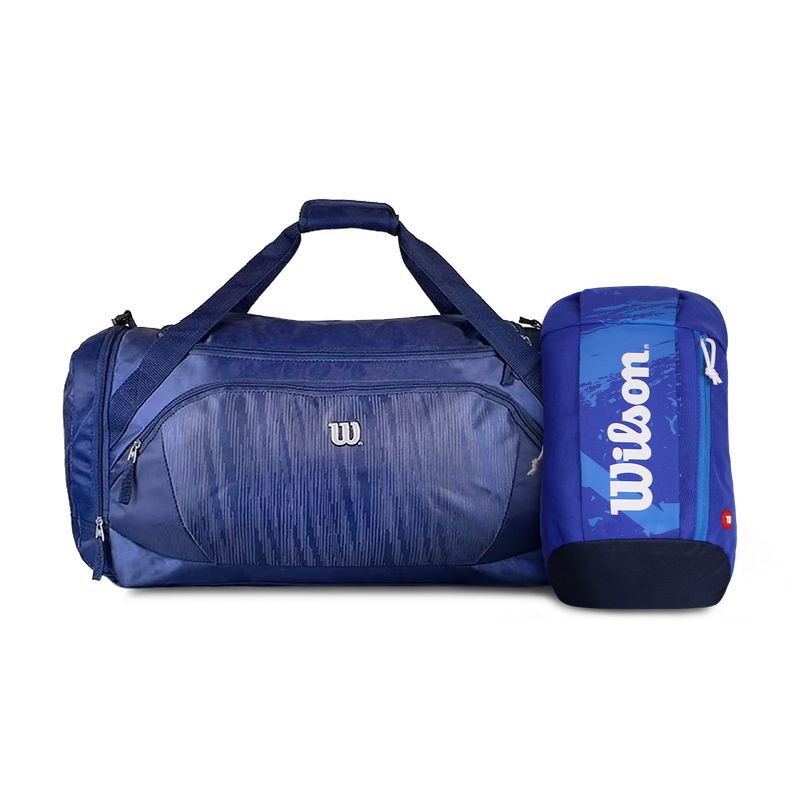 WILSON - Pack Wilson bolso Bolt + Mochila Cronos azul