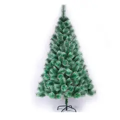 GENERICO - Árbol de Navidad verde con puntas blancas 180cm