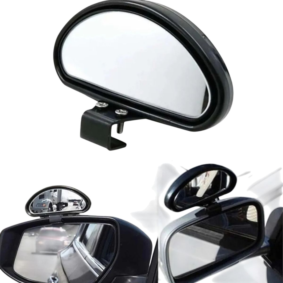 GENERICO - Espejo Lateral Retrovisor Punto Ciego 360 Ajustable Angular