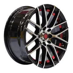 FORCE - Set x4 Llantas 15x7 4X100/4X114 Et35 MOSES BM-UC-RED