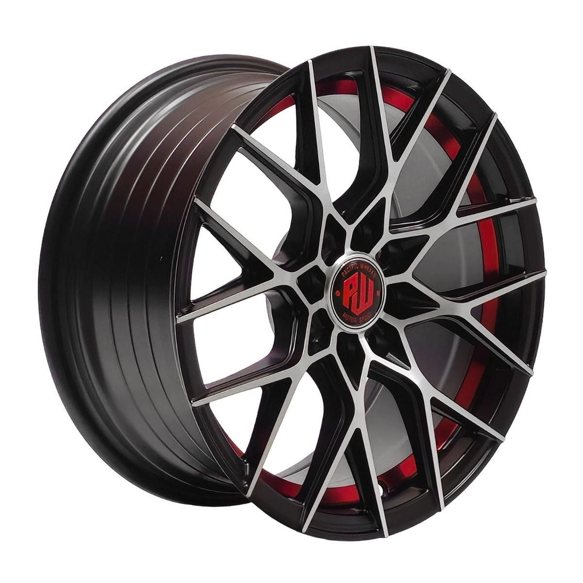 GENERICO - Set 4 Llantas 15x7 4X100/4X114 Et35 DAIYA MBM-UC-Red