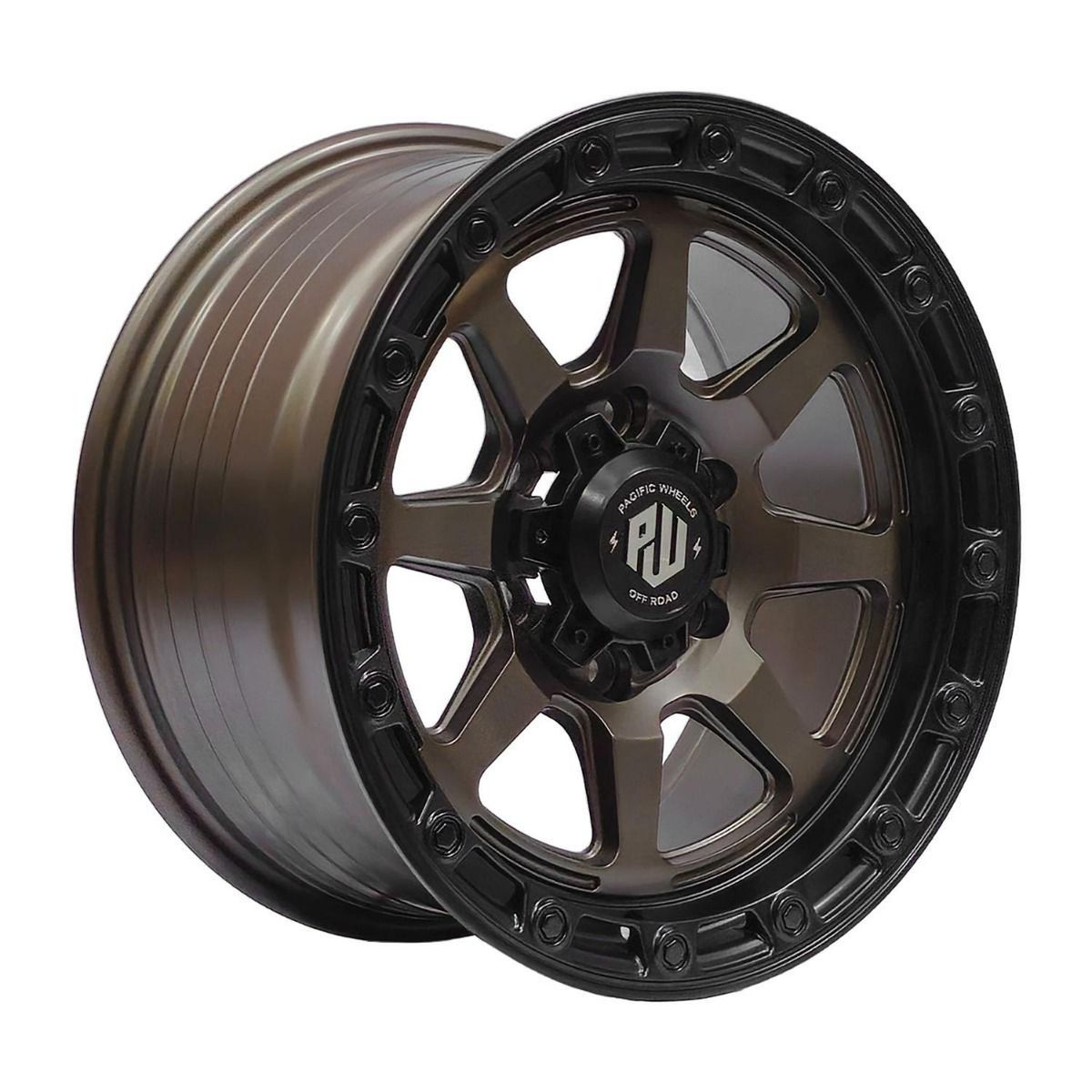 GENERICO - Set 4 Llantas 17x85 6X139 Et20 FARKAS MBrnz-LMB
