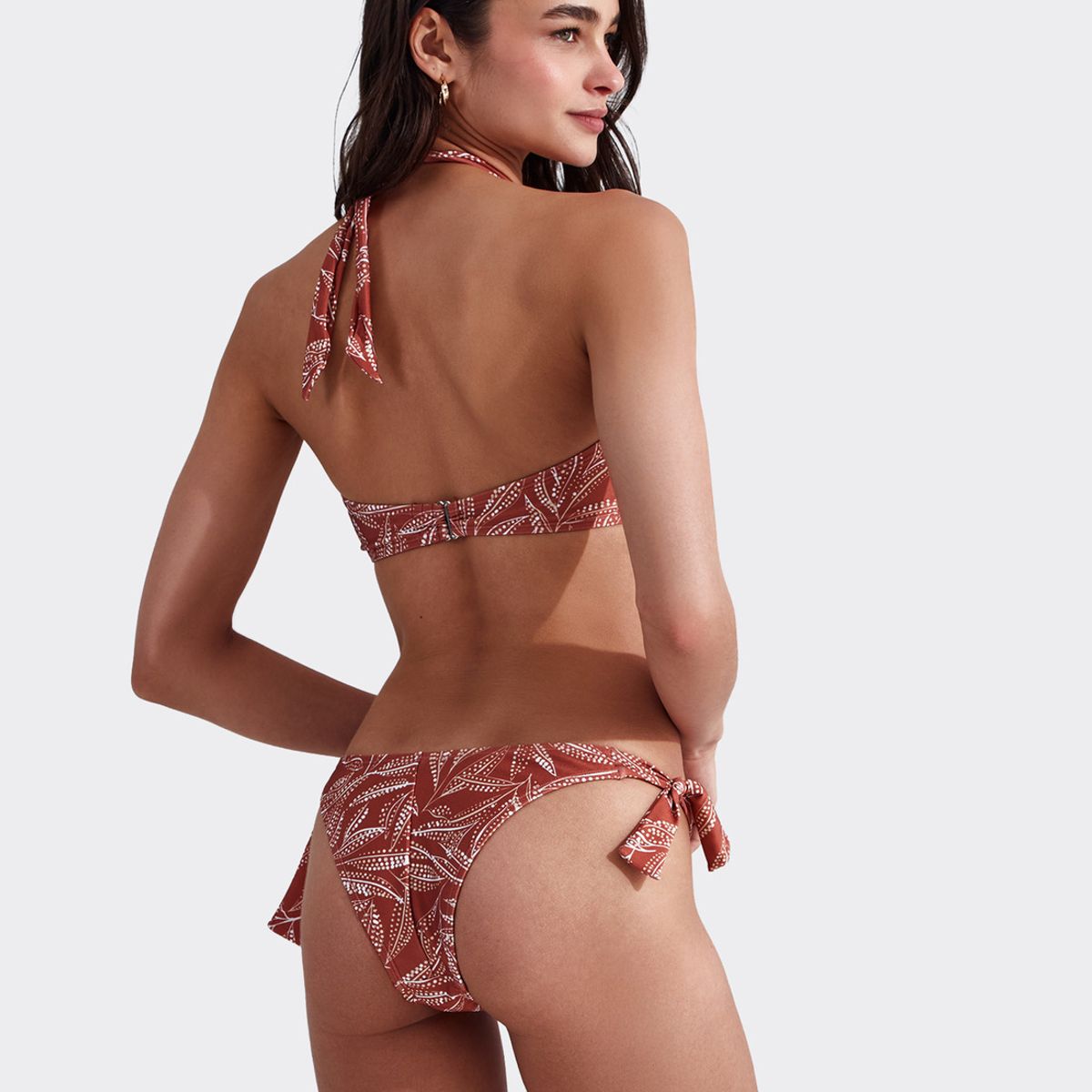 LOUNGE - Bikini Strapless Hojas Paradiso LOUNGE