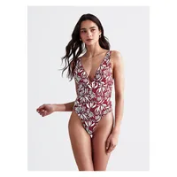 Traje De Baño Mujer Paradiso Hojas Reversible